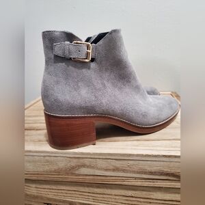 Cole Haan Grey Suede boots, size 8.5